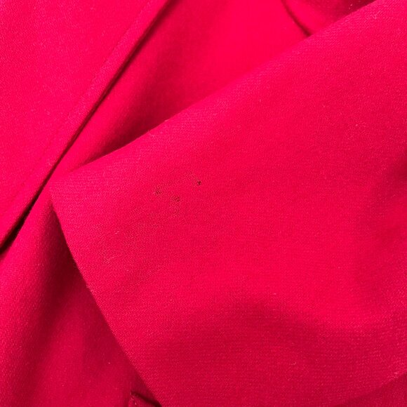 VTG Forecaster of Boston Red Wool Coat Double Breasted Made in USA Women's 18 - Picture 6 of 14